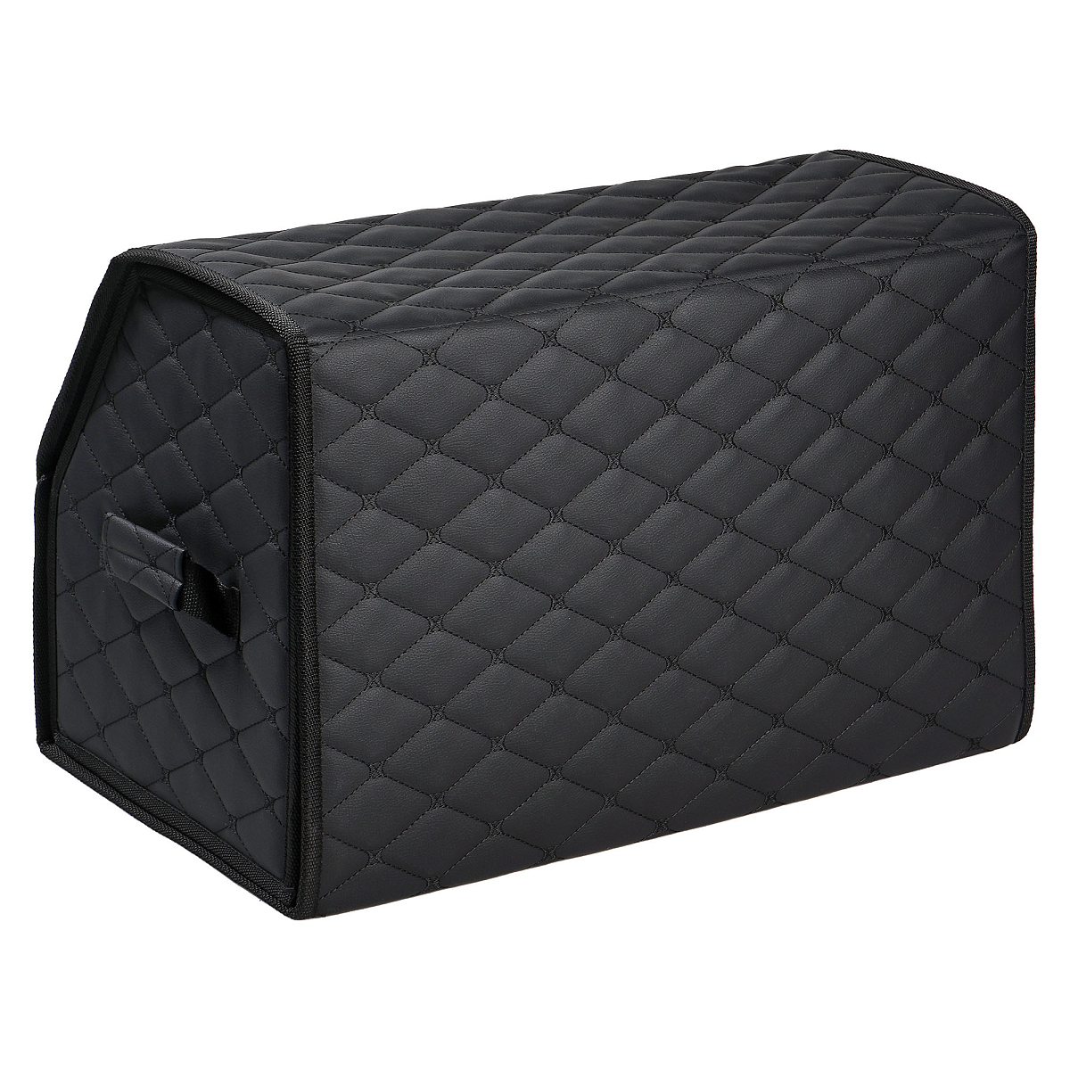 Органайзер-саквояж в багажник (55*30*35 см), стёганный ромб, цвет черный, МП-серия