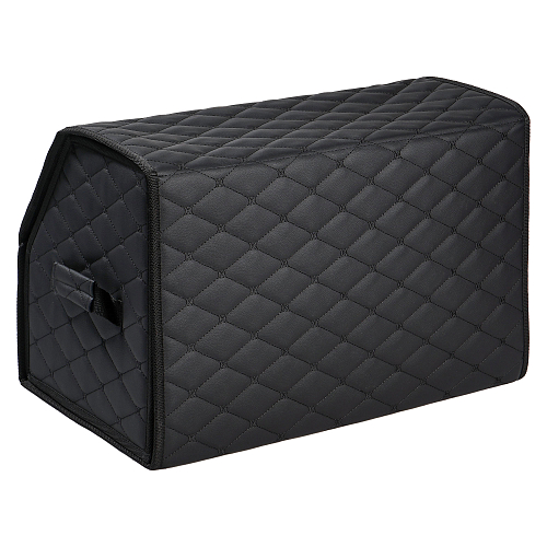 Органайзер-саквояж в багажник (55*30*35 см), стёганный ромб, цвет черный, МП-серия
