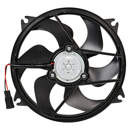 Электровентилятор охлаждения для автомобилей Peugeot 307 (00-)/308 (07-)/Citroen C4 (04-) (с кожухом)