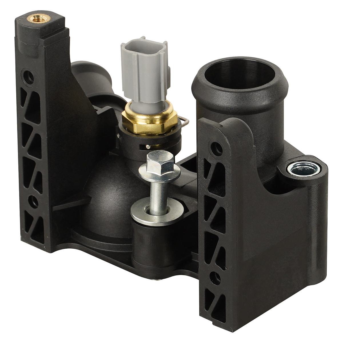 Корпус термостата для автомобилей Ford Fusion/Fiesta (02-) 1.4i/1.6i (пластик)