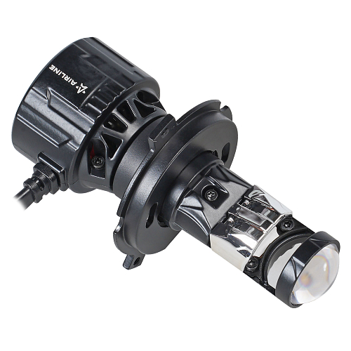 Лампа светодиодная H4 ECO LENS, 45Вт, 5700Лм (2850Лм x 2), 6500К (Белый), 12/24В, комплект 2 шт.