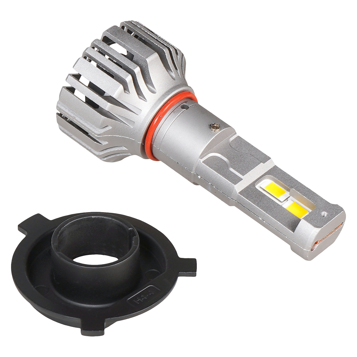 Лампа светодиодная H4 PRO, 50Вт, 9200Лм (4600Лм x 2), 3000К (Желтый), 12/24В, комплект 2 шт.