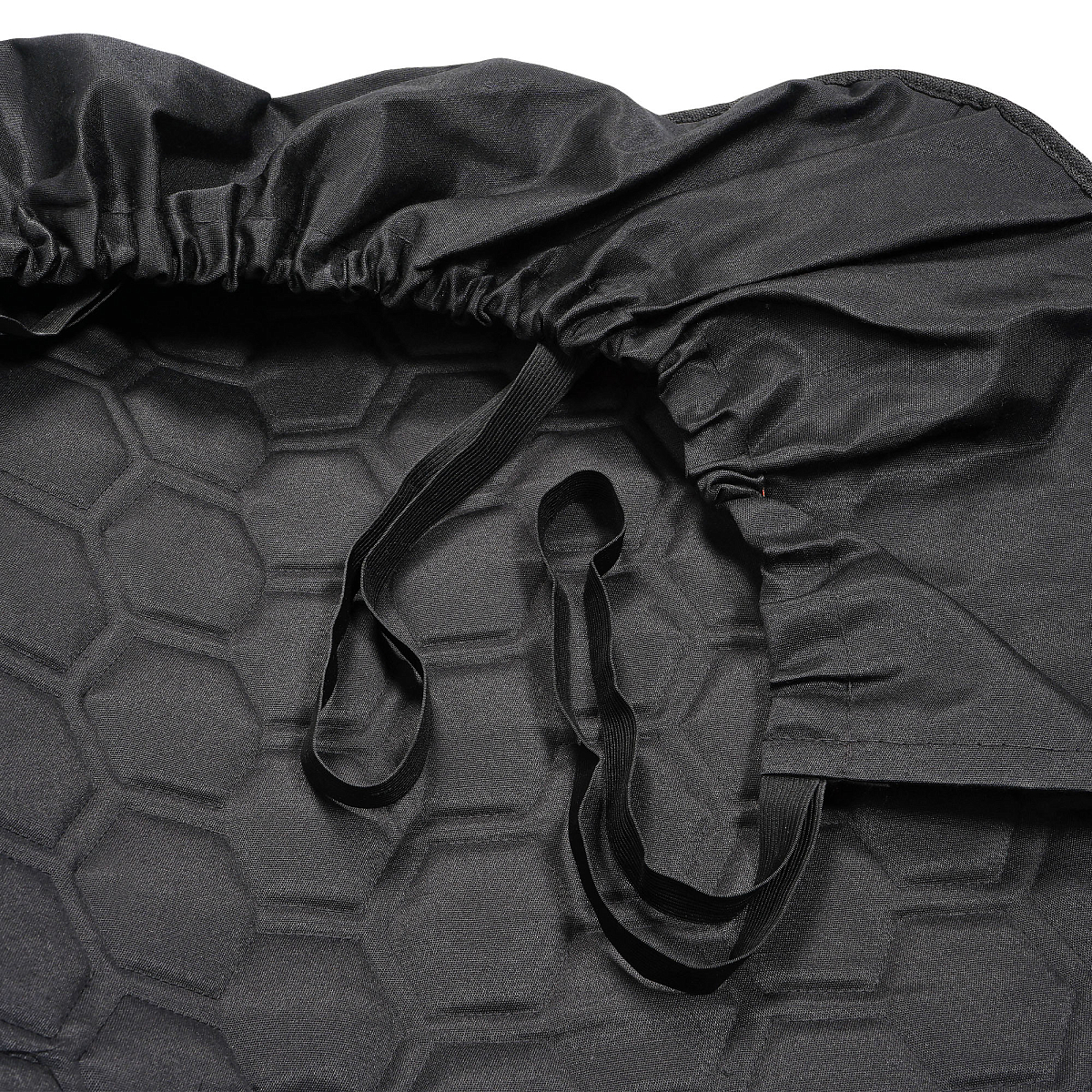 Накидка "Алькантара", задняя (3 предмета), экокожа с перфорацией, серая