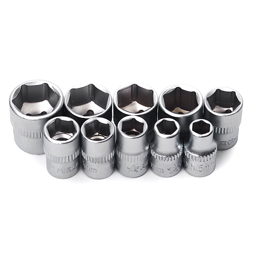 Набор головок и принадлежностей 43пр. (головки 1/4") пласт.кейс