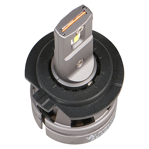 Лампа светодиодная H7 PLUS, 28Вт, 5000Лм (2500Лм x 2), 6000К (Белый), 12/24В, комплект 2 шт.