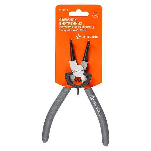 Съёмник внутренних стопорных колец "загнутый сжим" 180мм