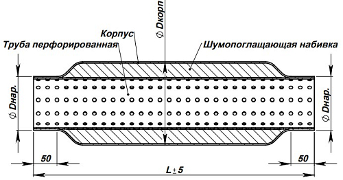 Стронгер 55550-83 с перфорированным внутренним узлом (алюминизированная сталь)