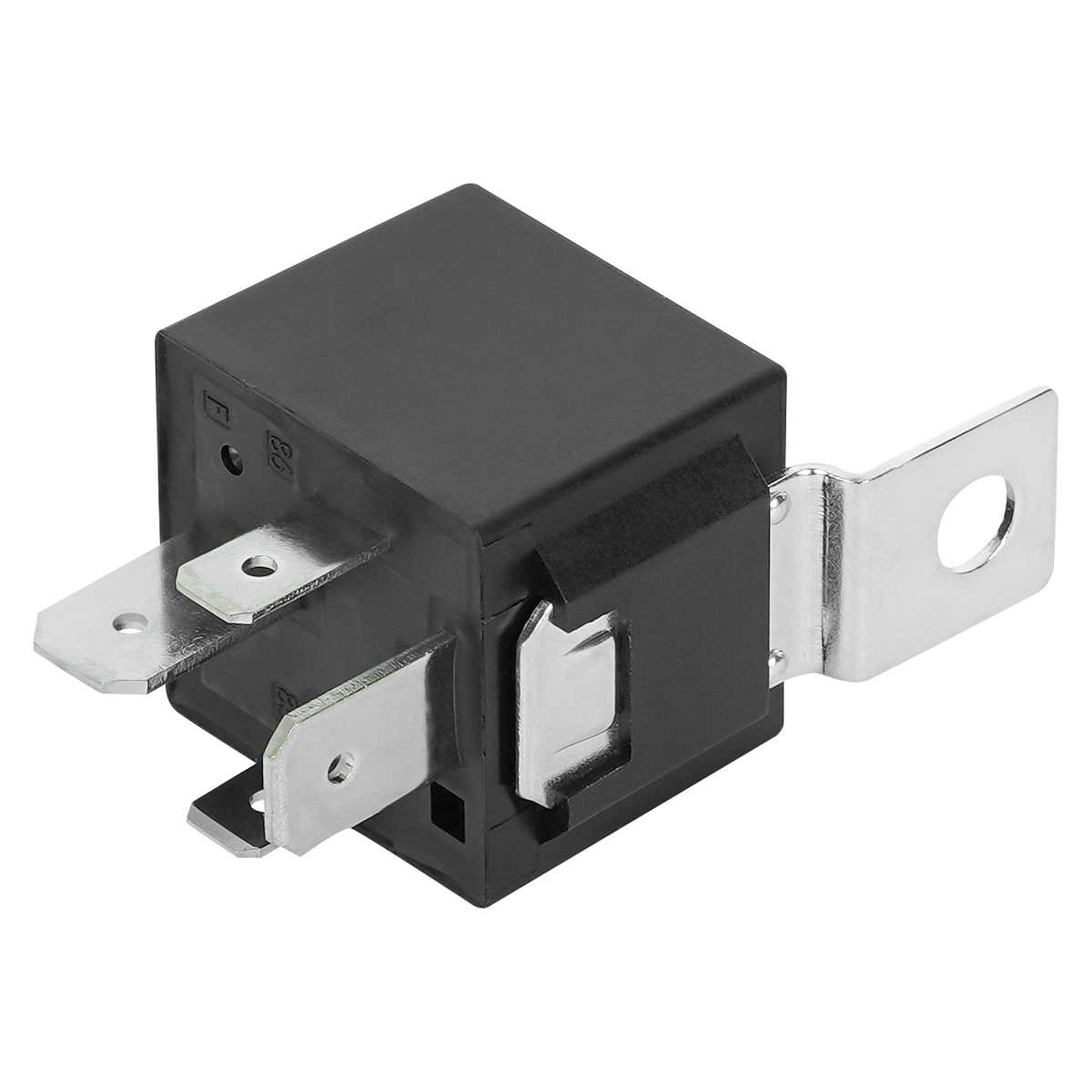 Реле защиты стартера 12V 70A 4 контакта (с кронштейном, без резистора)