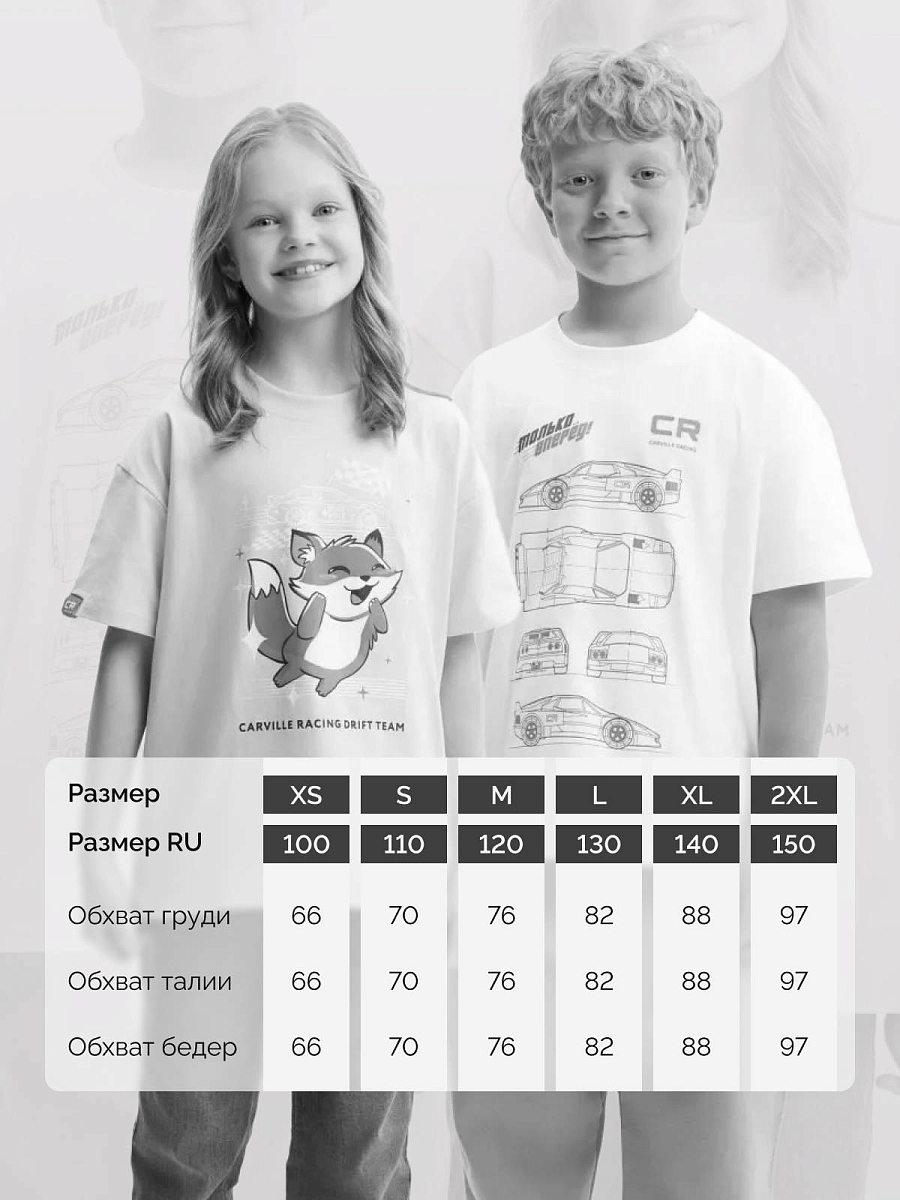 Футболка детская машинки