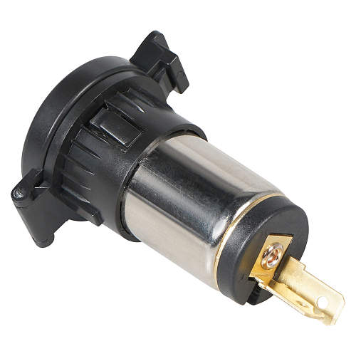 Гнездо прикуривателя дополнительное 120Вт (12В, 10А) металл.