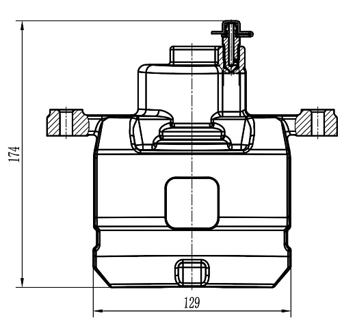Суппорт тормозной для автомобилей Geely Coolray (18-)/Belgee X50 (23-) передний левый d=57мм