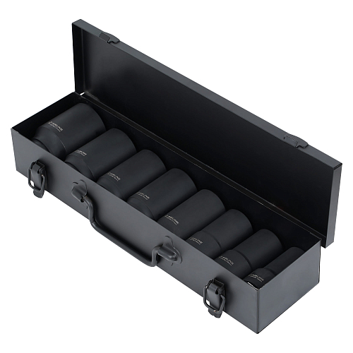 Набор головок ударных 3/4"DR L=90мм, 8пр. (19-41мм) металл.кейс