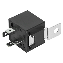 Реле 12V 30A 4 контакта (с кронштейном, без резистора)