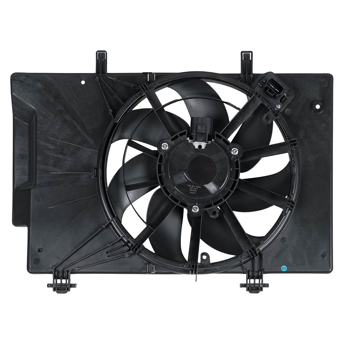 Электровентилятор охлаждения для автомобилей Ford EcoSport (13-)/Fiesta (Mk6) (08-) (с кожухом и резистором)