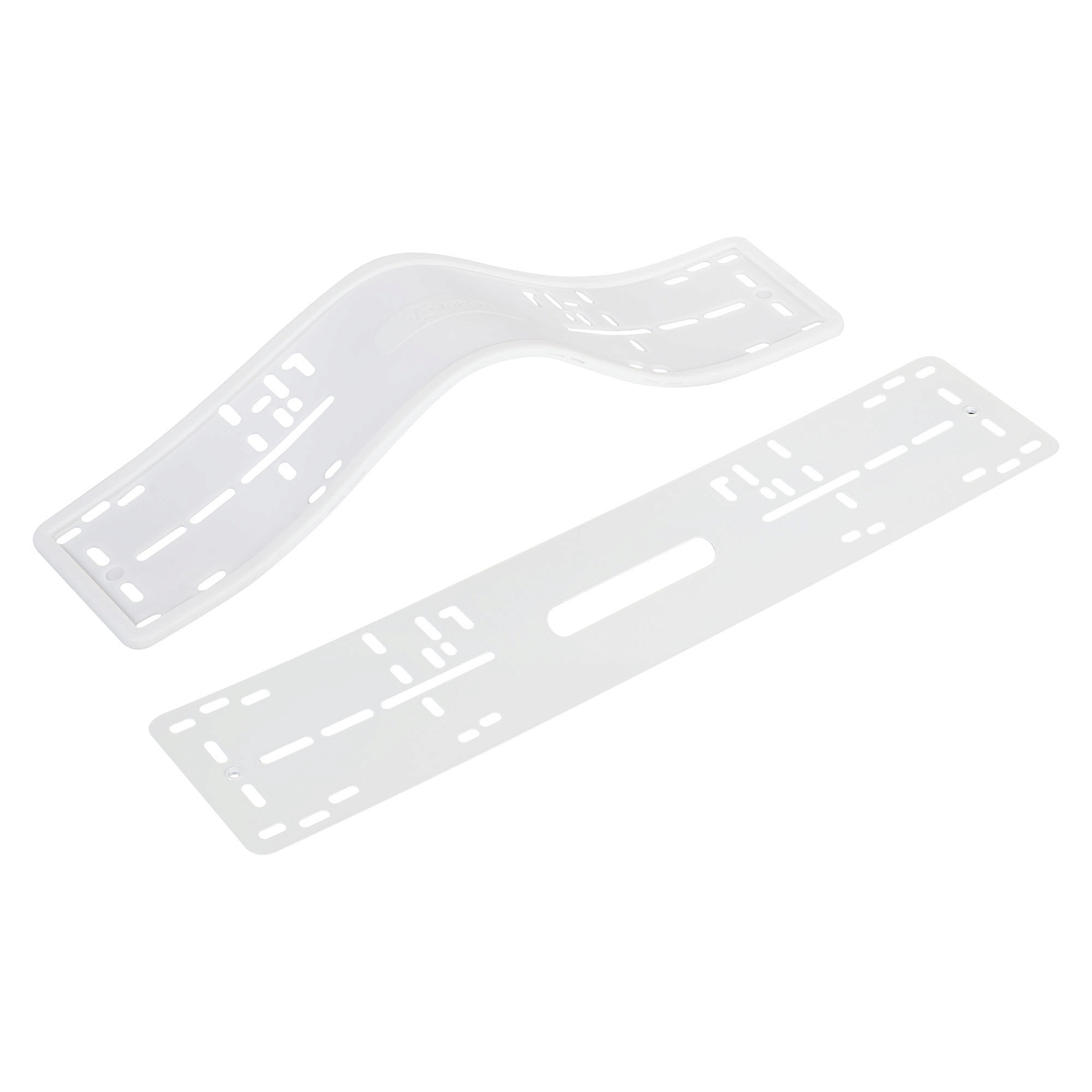 Рамка под номерной знак PRO, силиконовая с металл.основой, 1 шт., крепл., белая