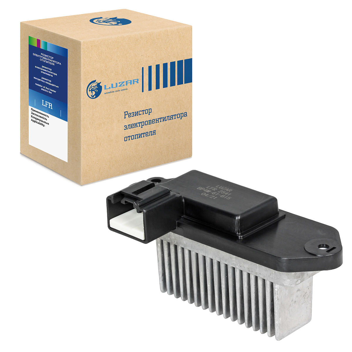 Резистор электровентилятора отопителя для автомобилей Mazda 3 (BK) (03-) (auto A/C)