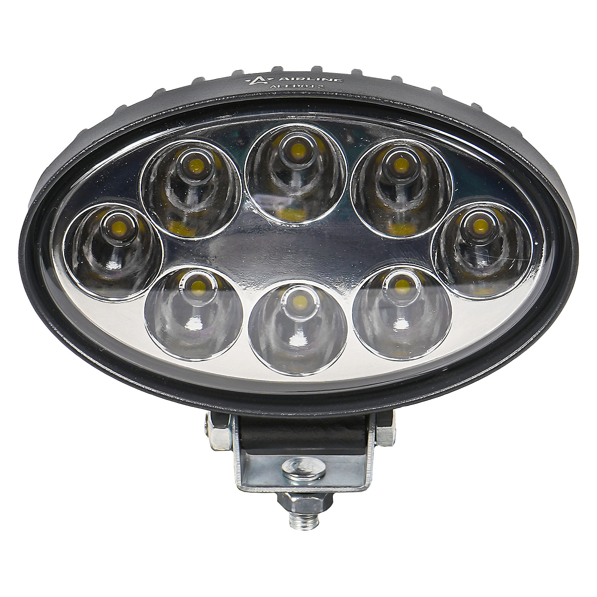 Фара светодиодная овальная, 8LED, дальний свет, 24Вт, 140х86х55мм, 12/24В, PLUS