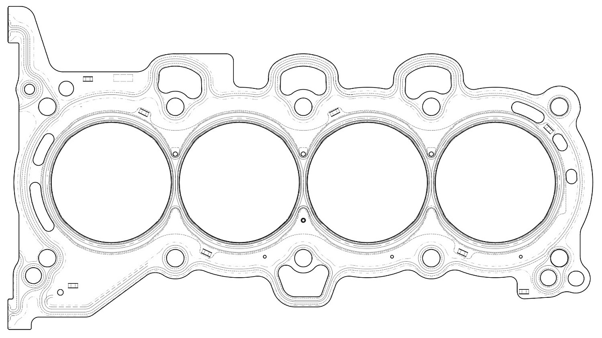 Прокладка ГБЦ для а/м Hyundai Creta (16-)/Kia Serato (18-) 2.0i [NU]