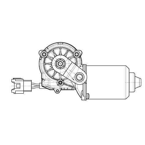 Моторедуктор стеклоочистителя для автомобилей Hyundai H-100 Porter (93-)
