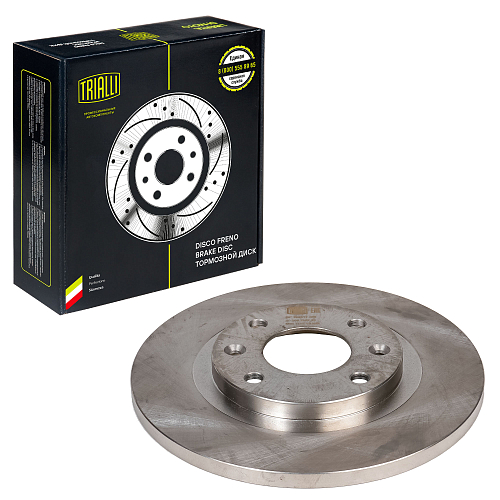 Диски тормозные для автомобилей Peugeot Partner (96-) / Citroen Berlingo (96-) передний d=266 полный (13мм)