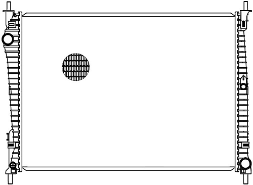 Радиатор охлаждения для а/м GAC GS8 II (21-) 2.0T [4B20M1D]