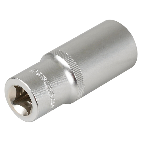 Головка торцевая 1/2"DR двенадцатигранная 24мм, L=78мм пласт.подвес