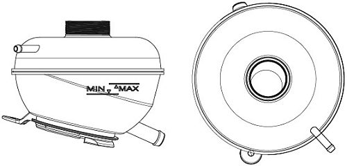 Бачок расширительный охлаждающей жидкости для а/м Land Rover Freelander (97-)