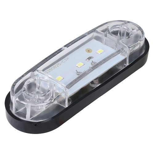 Огонь габаритный светодиодный, 12/24В, белый, комплект 2 шт.