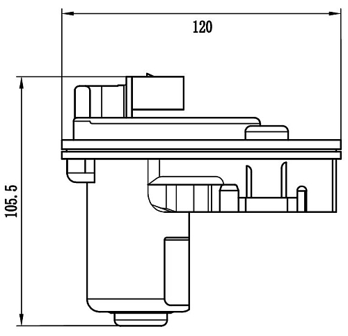 Электродвигатель стояночного тормоза для автомобилей Changan UNI-K (20-)