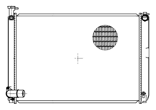Радиатор охлаждения для автомобилей RX 400h (04-)