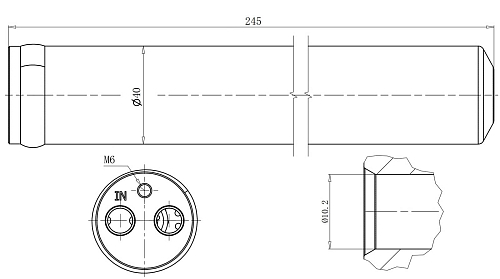 Ресивер-осушитель конденсора для автомобилей Chevrolet Aveo (05-)