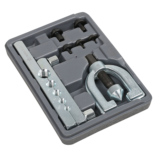 Инструмент для развальцовки труб D=3/16-1/2, набор 7пр.