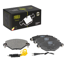 Колодки тормозные дисковые передние для автомобилей Citroen C5 (01-) / C5 (04-) (в комплекте с 4-мя датчиками)