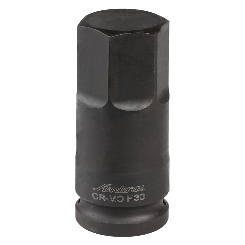 Головка ударная торцевая 1/2"DR внешний шестигранник H30, L=78мм