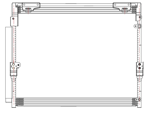 Радиатор кондиционера для автомобилей Toyota Land Cruiser 200 (07-)/Lexus LX 570 (07-)