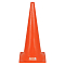 Конус дорожный 750мм, без световозвр.полос с утяжелителем, оранжевый