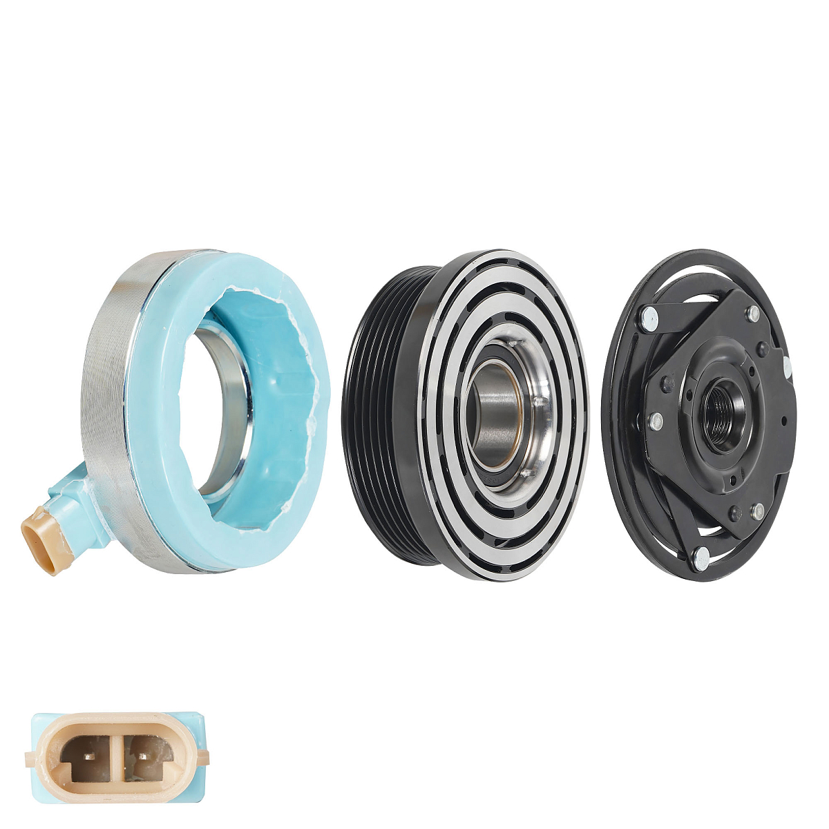 Муфта электромагнитная компрессора кондиционера для автомобилей Chevrolet Lacetti (04-)/Cruze (09-) 1.4i/1.6i