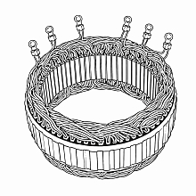 Статор генератора для автомобилей Mazda 6 GG (02-)/6 GH (07-) 2.0i/2.3i (D=129мм)