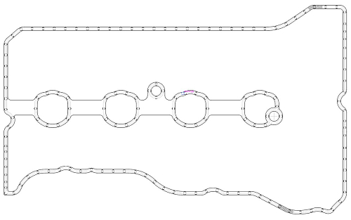 Прокладка клапанной крышки для а/м Mazda CX-5 (11-)/6 (GJ/GL) (13-) 2.0i [PE-VPS]