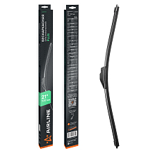 Щетка стеклоочистителя бескаркасная PLUS 530мм (21") 1 адаптер (Hook 9x3, 9x4 - Крючок 9x3, 9x4)