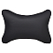 Подушка-косточка на подгол."ЭКО", искусств.кожа/полиэстер, 1 шт., черная