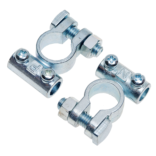 Клеммы АКБ в комплекте цинк 95мм под 2 винта М6