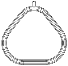 Прокладка коллектора для а/м Chevrolet Lacetti (04-) 1.6i/1.4i (кмпл. 4 шт.) (впуск.)