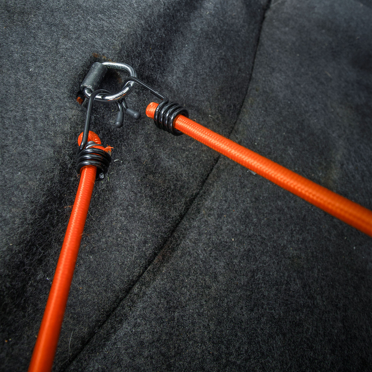 Резинки-стяжки набор 10 шт. 80 см, D-8 мм (металлические крючки)