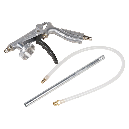 Пистолет для антигравийных и антикоррозийных составов PRO с гибким и прямым соплами