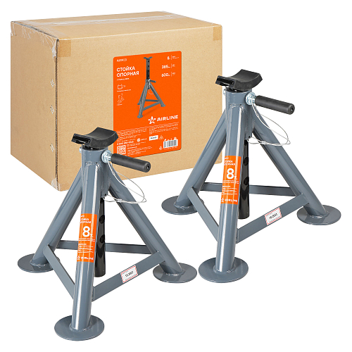 Стойка опорная 8т 385-600мм, пальцевый механизм, 2 шт.