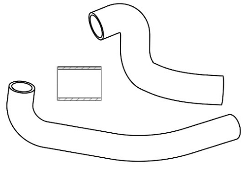 Патрубки охл. для а/м УАЗ 3163 Патриот (19-) 2.7i AT [409] (ZMZ PRO) (EPDM, кмпл., 3 шт.)