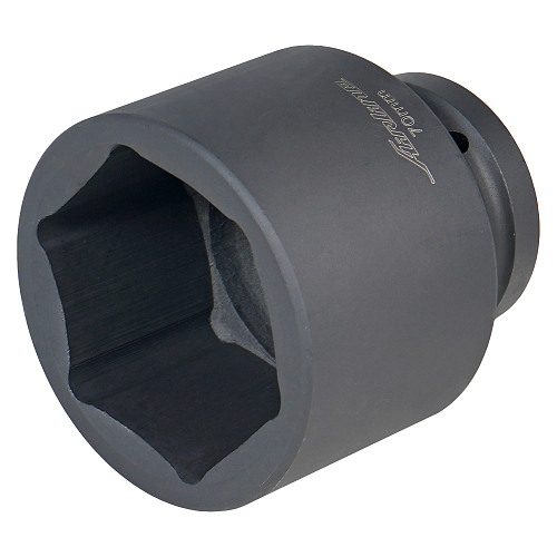 Головка ударная торцевая 1"DR шестигранная 70мм, L=100мм