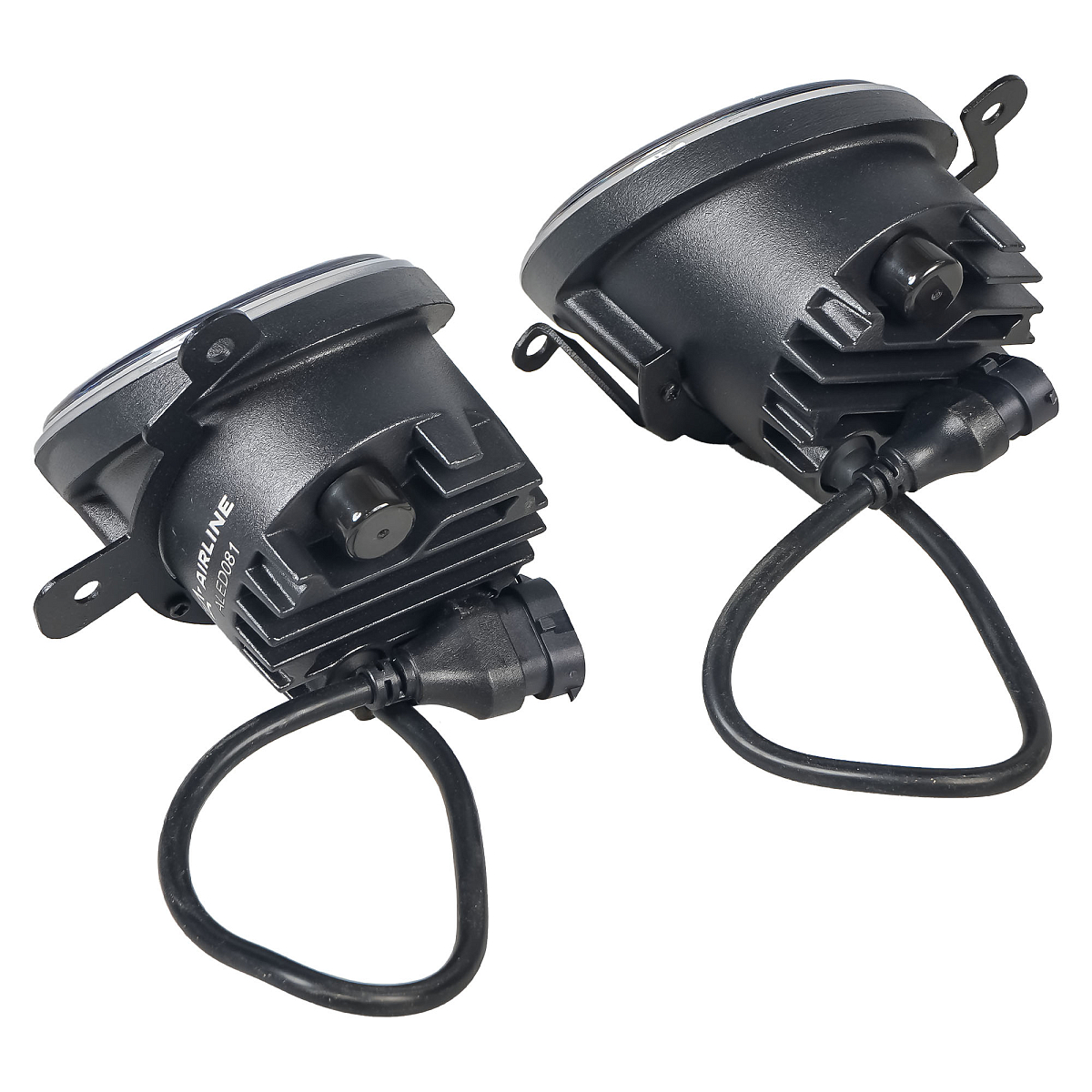 Фары противотуманные светодиодные для Лада Vesta, Granta, Kalina, 38Вт, H11, Белый, комплект 2 шт.