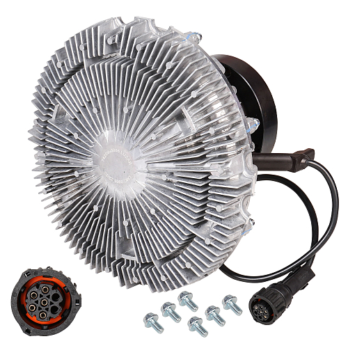 Муфта вязкостная для автомобилей Renault Trucks Premium II (05-)/Kerax (05-)/Magnum (05-)/Volvo FH12/FH16 (93-) (электронное управление, без крыльчатки)